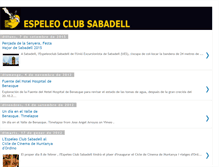 Tablet Screenshot of espeleoclubsabadell.blogspot.com
