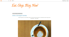 Desktop Screenshot of eatshopblog.blogspot.com