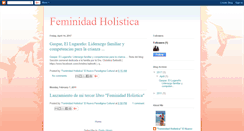 Desktop Screenshot of feminidadholistica.blogspot.com