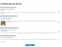 Tablet Screenshot of fredericksburgtennis.blogspot.com