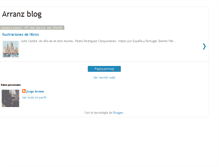 Tablet Screenshot of jorgearranzblog.blogspot.com