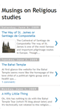 Mobile Screenshot of musingsonreligiousstudies.blogspot.com