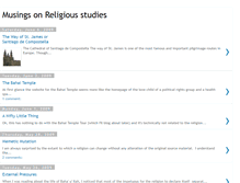 Tablet Screenshot of musingsonreligiousstudies.blogspot.com