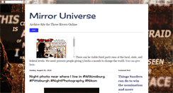 Desktop Screenshot of mirroruniverse.blogspot.com