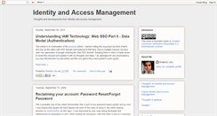 Desktop Screenshot of identityaccessmanagement.blogspot.com