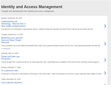 Tablet Screenshot of identityaccessmanagement.blogspot.com