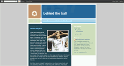 Desktop Screenshot of behindtheball.blogspot.com