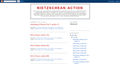 Desktop Screenshot of nietzscheanaction.blogspot.com