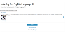 Tablet Screenshot of languageiii-infoblog.blogspot.com