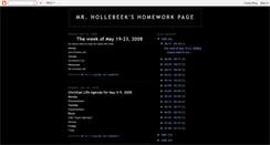 Desktop Screenshot of hollebeekhomework.blogspot.com