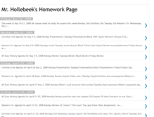 Tablet Screenshot of hollebeekhomework.blogspot.com