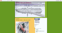 Desktop Screenshot of laisladelascriticas.blogspot.com