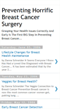 Mobile Screenshot of breastcancerpreventable.blogspot.com