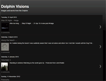 Tablet Screenshot of dolphin-visions.blogspot.com