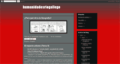 Desktop Screenshot of humanidadesriogallego.blogspot.com