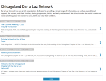 Tablet Screenshot of chicagolanddaraluz.blogspot.com