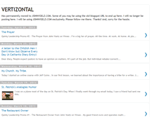 Tablet Screenshot of johnvoelzblog.blogspot.com