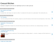 Tablet Screenshot of crescatkitchen.blogspot.com