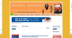 Desktop Screenshot of naukriexpress.blogspot.com