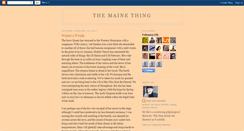 Desktop Screenshot of mainetaining.blogspot.com