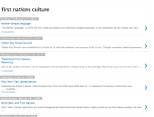 Tablet Screenshot of firstnationsculture.blogspot.com