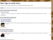 Tablet Screenshot of bareligeenpindmere.blogspot.com