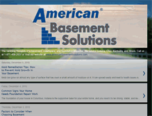 Tablet Screenshot of basementsolutions.blogspot.com