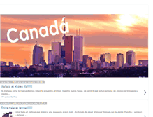 Tablet Screenshot of encaminoacanada.blogspot.com