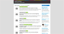 Desktop Screenshot of diseaseandllness.blogspot.com