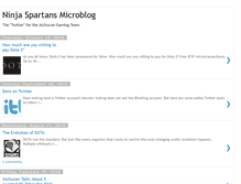 Tablet Screenshot of ninjaspartans.blogspot.com