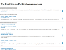 Tablet Screenshot of coalitiononpoliticalassassinations.blogspot.com