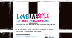 Desktop Screenshot of lovelivestyle.blogspot.com