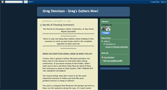 Desktop Screenshot of gregsguttersnow.blogspot.com