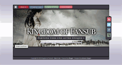 Desktop Screenshot of kingdom-of-fansub.blogspot.com