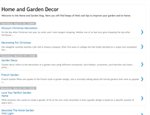 Tablet Screenshot of homegardenliving.blogspot.com