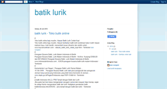 Desktop Screenshot of batiklu-rik.blogspot.com