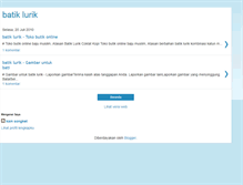 Tablet Screenshot of batiklu-rik.blogspot.com