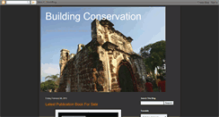 Desktop Screenshot of buildingconservation.blogspot.com