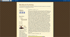 Desktop Screenshot of blackhawkearthship.blogspot.com