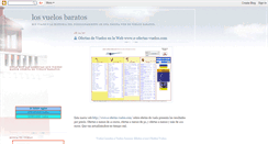 Desktop Screenshot of losviajesbaratosblog.blogspot.com