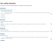 Tablet Screenshot of losviajesbaratosblog.blogspot.com