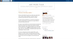 Desktop Screenshot of abvwinetalk.blogspot.com