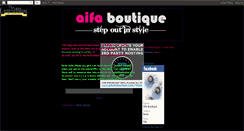 Desktop Screenshot of aifaboutique-preloved.blogspot.com