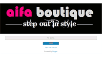 Tablet Screenshot of aifaboutique-preloved.blogspot.com