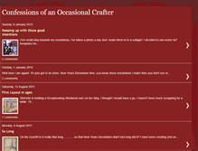 Tablet Screenshot of occasionalcrafter.blogspot.com