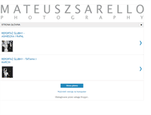 Tablet Screenshot of mateuszsarellophotography.blogspot.com