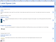 Tablet Screenshot of labelspacelink.blogspot.com