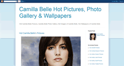 Desktop Screenshot of hotcamillabellepics.blogspot.com