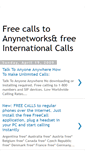 Mobile Screenshot of freeunlimitedcalls.blogspot.com