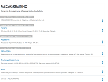 Tablet Screenshot of mecagriminho.blogspot.com